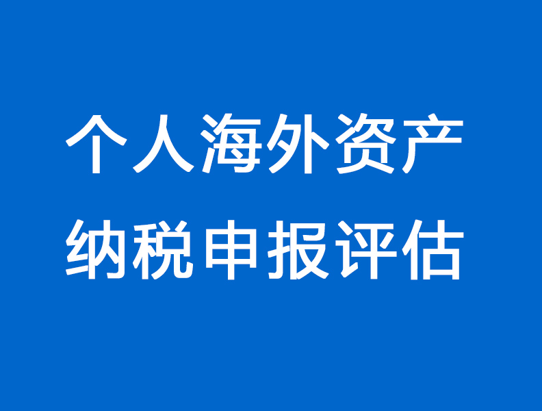 叶县个人海外资产 纳税申报评估